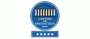 Lawyers of Distinction | 2018 | Five Stars